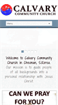 Mobile Screenshot of calvarycheonan.com
